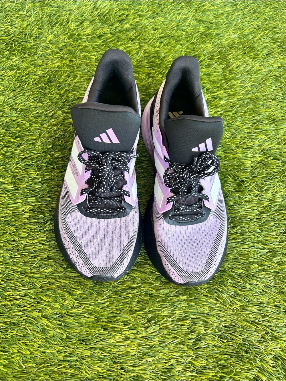 Ortholite adidas Women's Lavender and Black Athletic Running Shoes - Picture 3 of 8